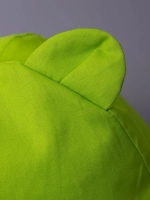 Детская зеленая панама на завязках пляжная