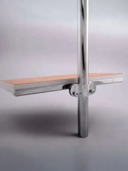 Полкодержатель односторонний 300 мм для трубы 25 мм, Joker-63, хром, комплект 2 шт. (14135)