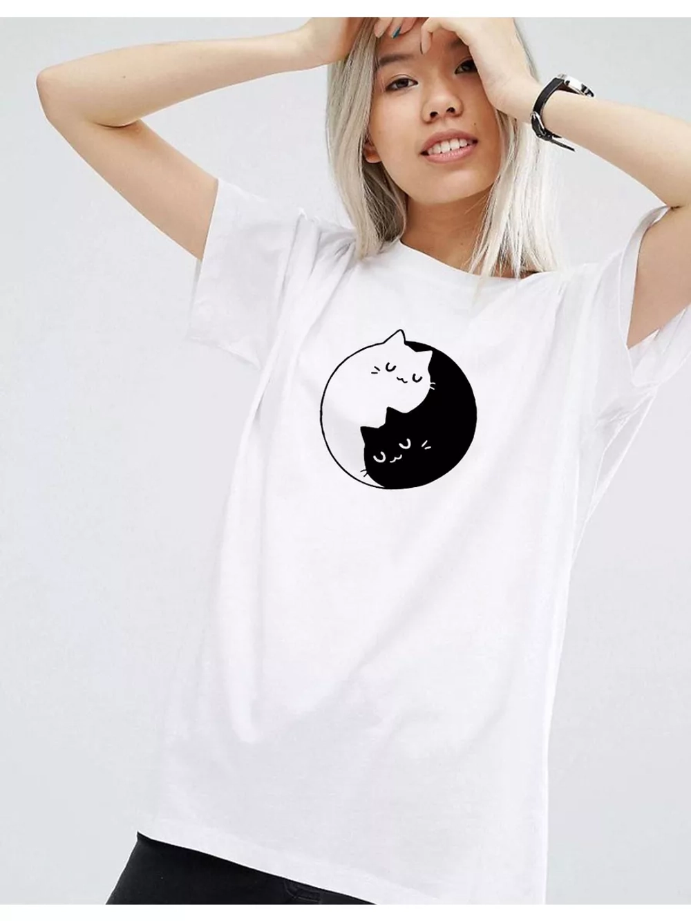 Футболка базовая с принтом