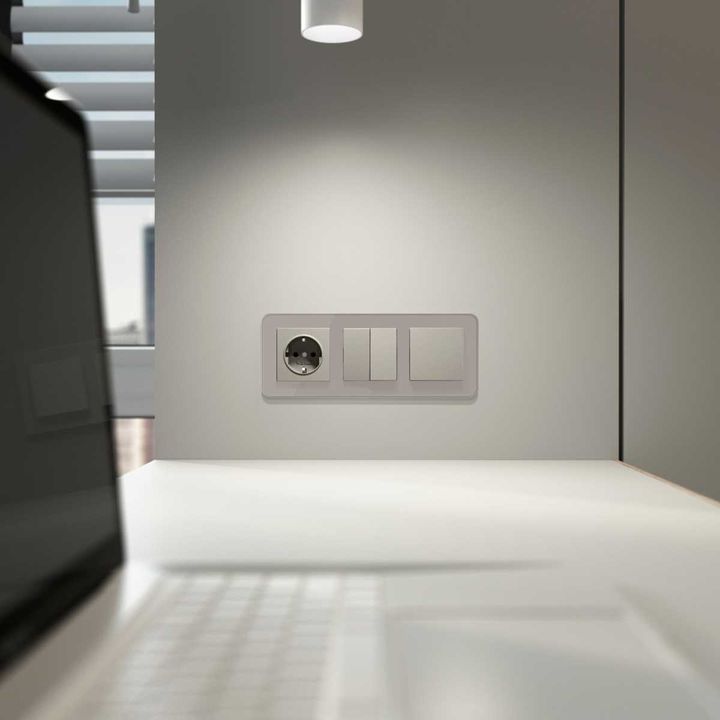 Клавиша для выключателя перекрестного (дымчатый) W1219004/ a069451