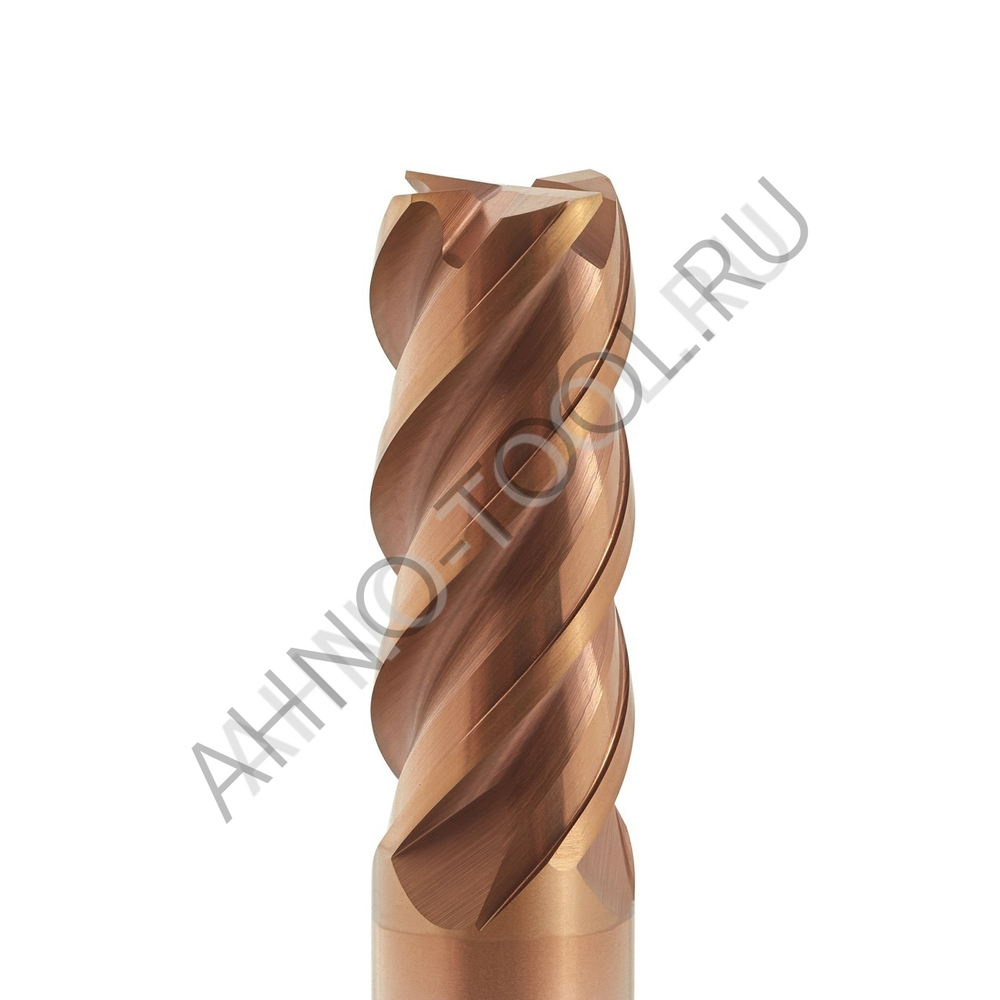 Фреза твердосплавная   1.0мм (L=50, l=3, хв=4) Z4 35° по стали, нерж., чугуну BRGM-4E-D1.0S HRC55 AH