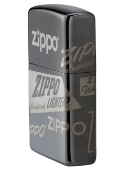 Зажигалка Black Ice® Logo Design ZIPPO 49051
