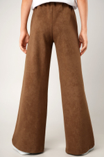 Брюки палаццо из футера для девочки Happyfox