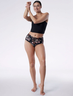 Высокие бесшовные трусики Peggy Brown (Размер: XL) (Цвет: черный)