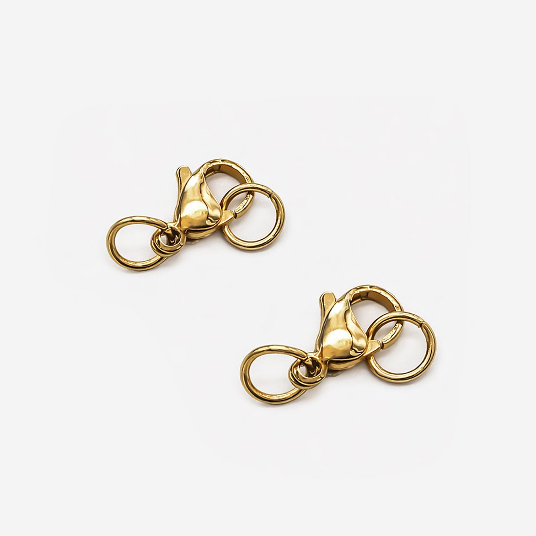 Замочек с колечком "Классика", 9*6мм, сталь, позолота