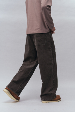 Брюки Nothomme Monterest Outdoor Vintage Distressed Fabric Washed Carpenter Pants