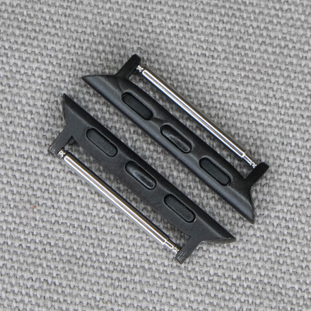 Адаптеры со штифтом для Apple Watch, нерж. сталь/черн.