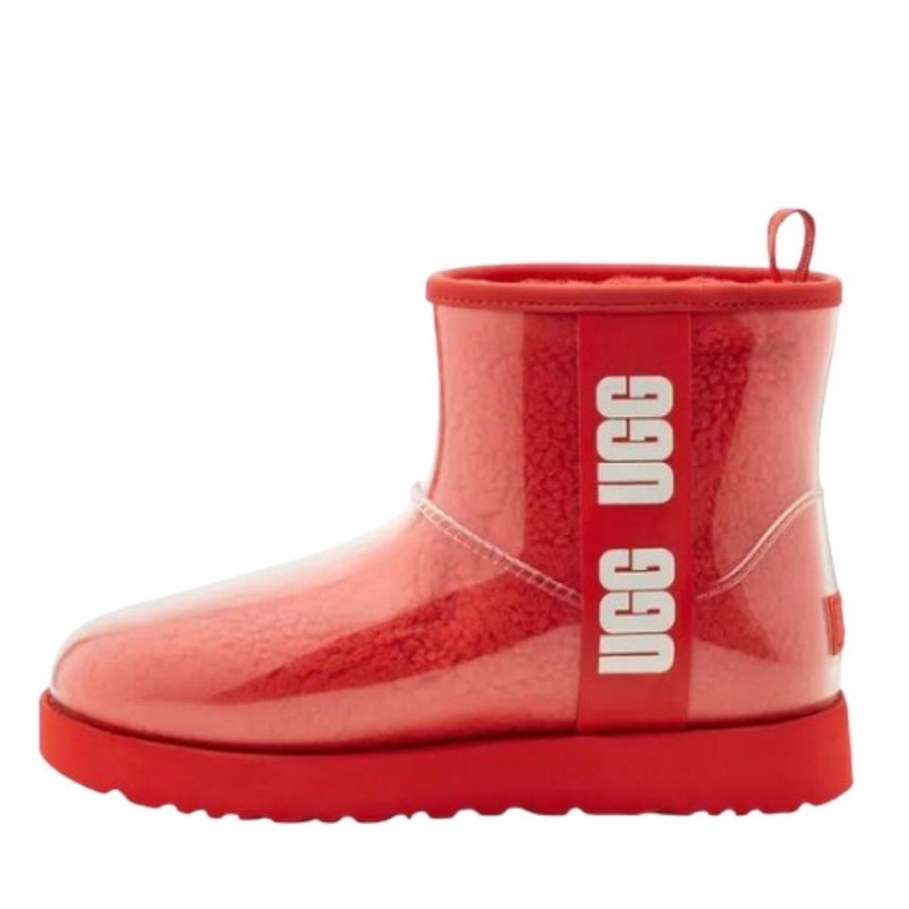 UGG Classic Clear Mini Samba Red