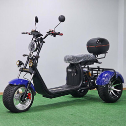 Электроскутер IKINGI X12 Pro TRIKE, трицикл, 3000 Вт, чёрный, 60В, 20Ач