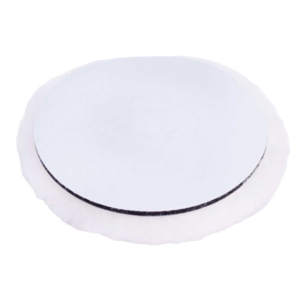 3D Шерстяной полировальный круг Pad White Lambs Wool Premium 152 мм