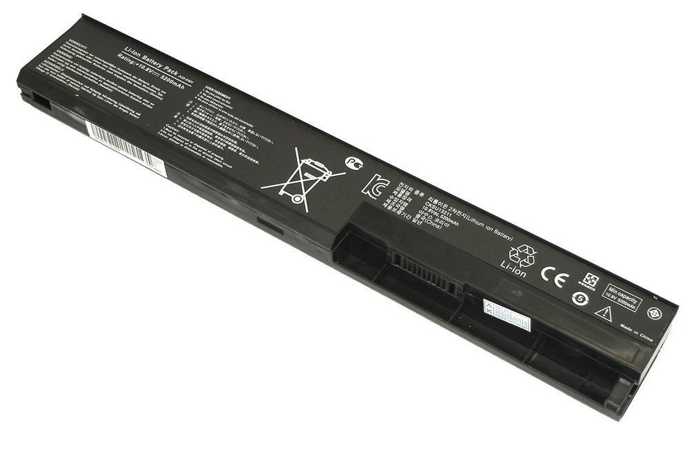 Аккумуляторная батарея для ноутбука Asus X401 (A32-X401) 5200mAh OEM черная