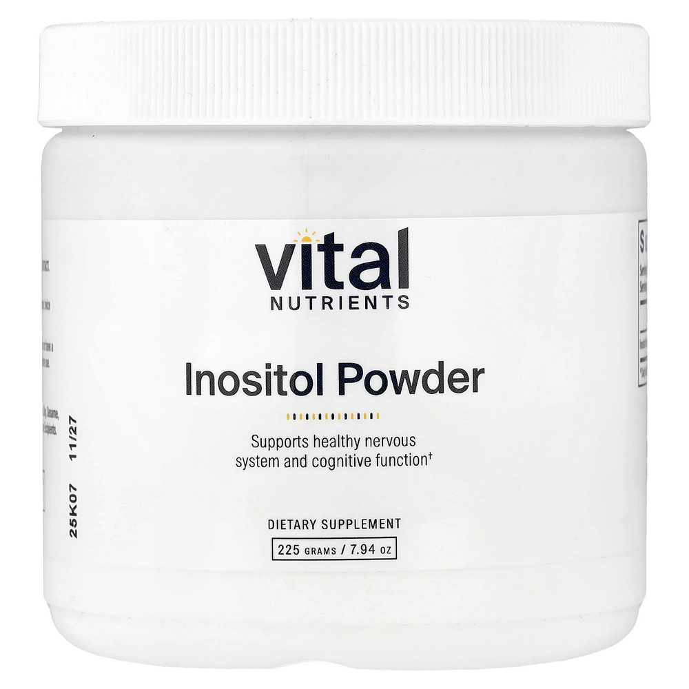 Vital Nutrients, инозитол в порошке, 225 г (7,94 унции)
