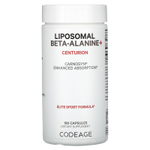 Codeage, Liposomal Beta-Alanine +, Centurion, CarnoSyn, улучшенное усвоение, 180 капсул (533 мг на капсулу)