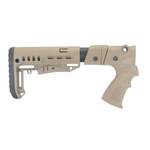 Пластиковый приклад МР-155, МР-135, DLG Tactical. Черный