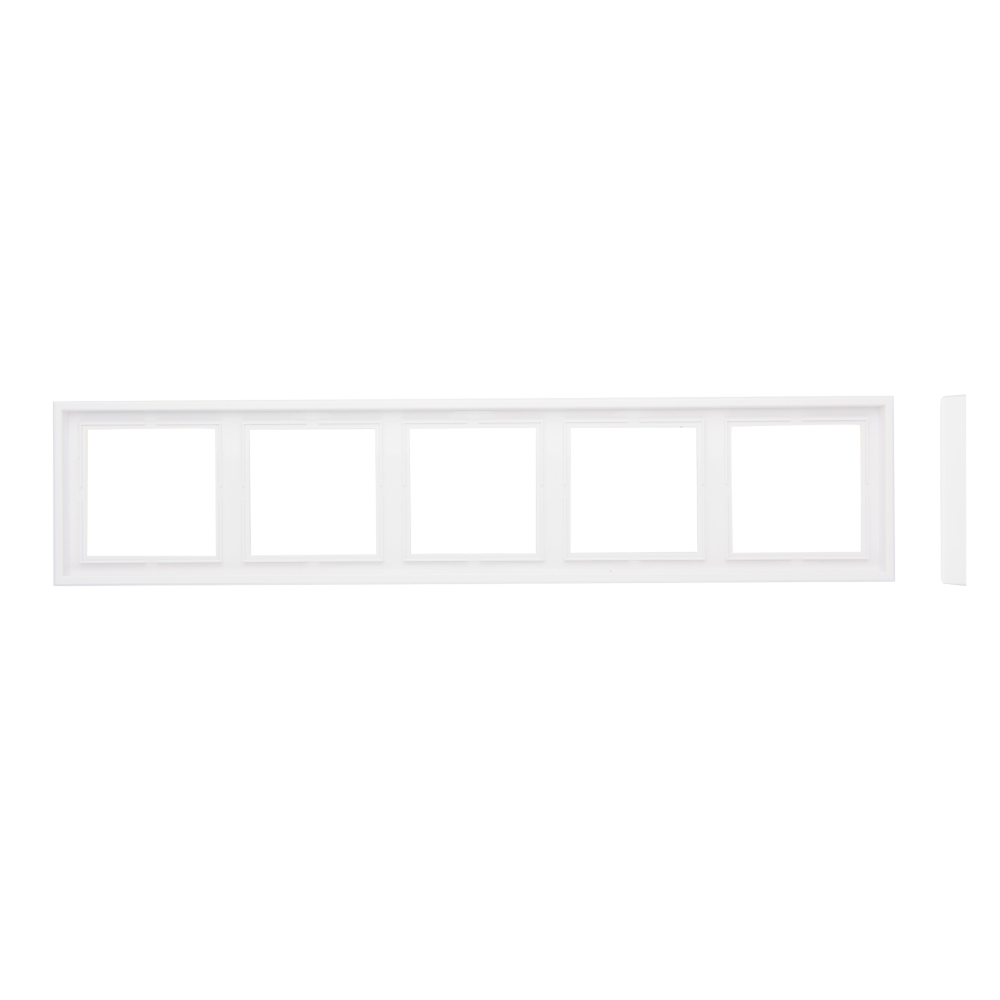 Рамка 5-местная LIREGUS MODERN K14-445-05.M/WM белый матированный