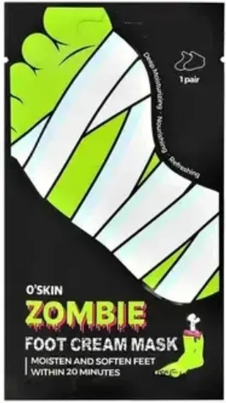 Маска-носочки для ног КРЕМОВАЯ Zombie Foot Cream Mask, 8 гр