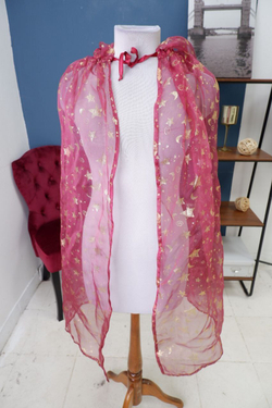 Накидка карнавальная легкая с капюшоном