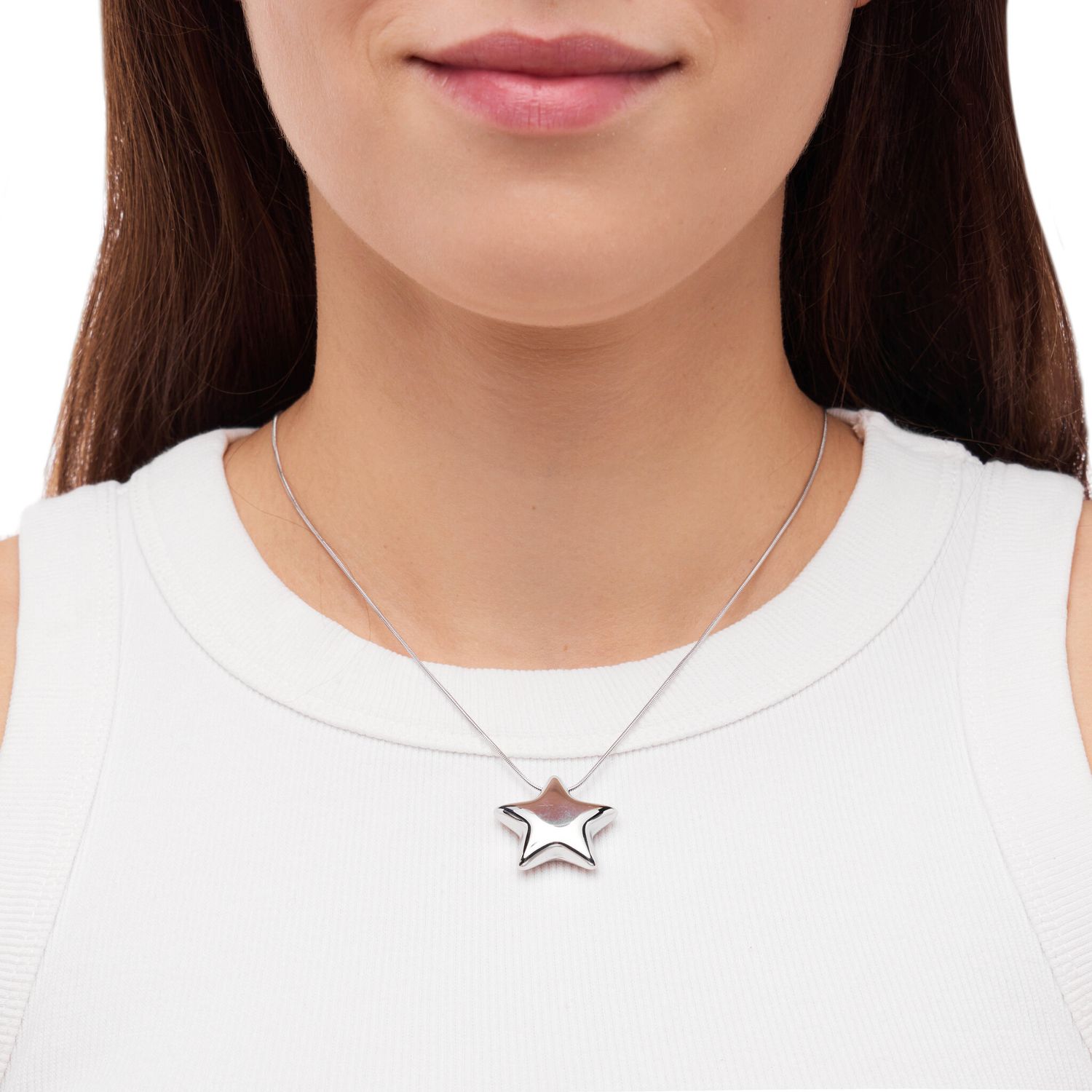 Колье Chic Star Necklace - Silver