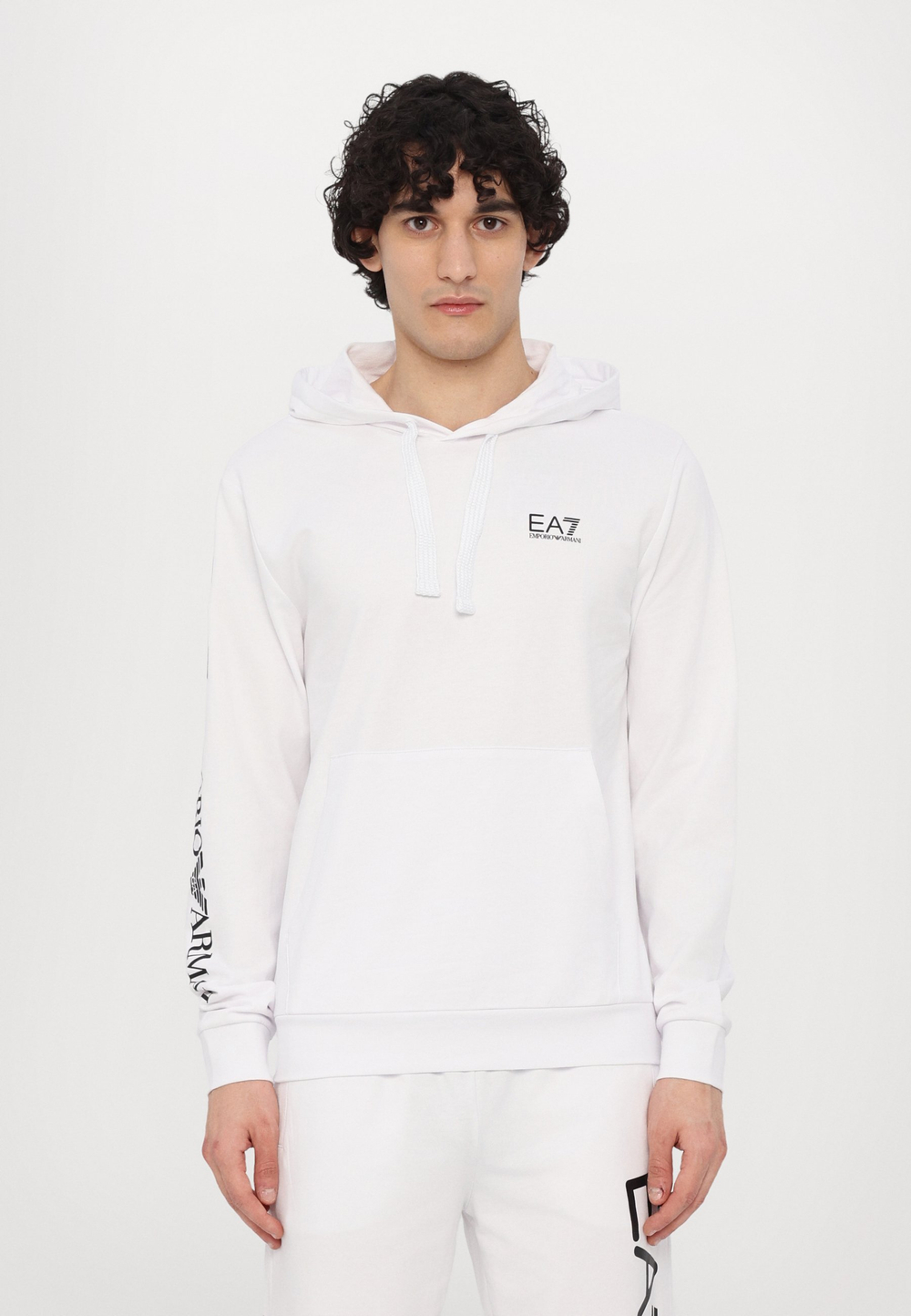 EA7 Emporio Armani UNISEX - Толстовка с капюшоном - Чёрный