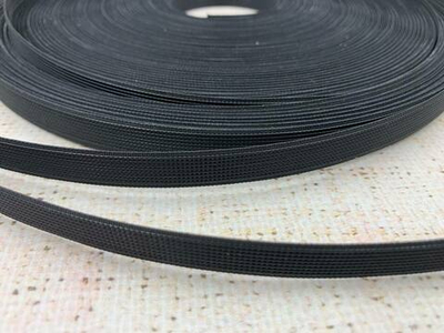 Лента регилин, ш. 8 мм, чёрный