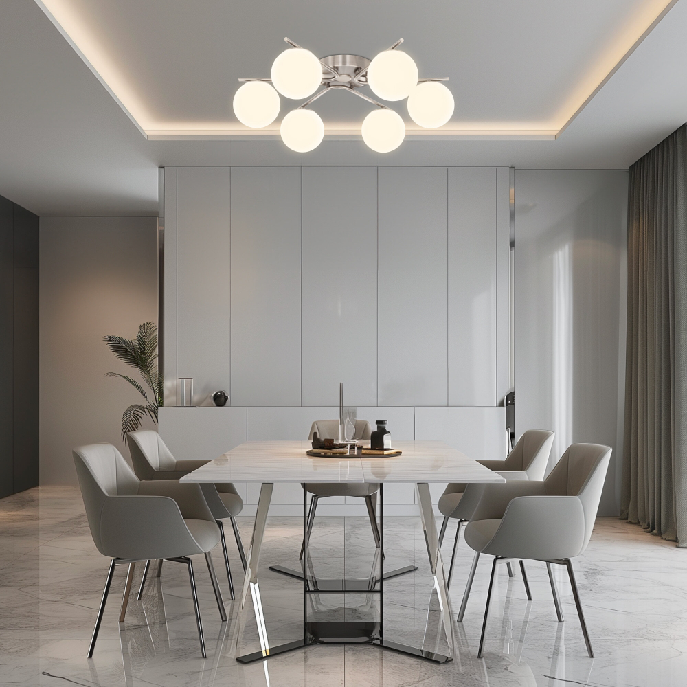 Citilux Адам Смарт CL228A161 RGB LED Умная люстра Матовый Хром