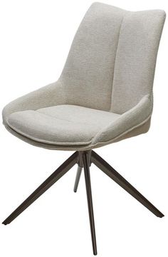 Стул OSKAR 360 град. поворот. KN01-05 Бежевый/ BZ1046-11 Бежевый/ Шоколадное золото каркас