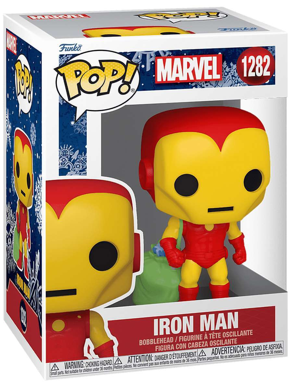 Фигурка Funko POP! Bobble Marvel Holiday Iron Man with Bag (1282) 72188