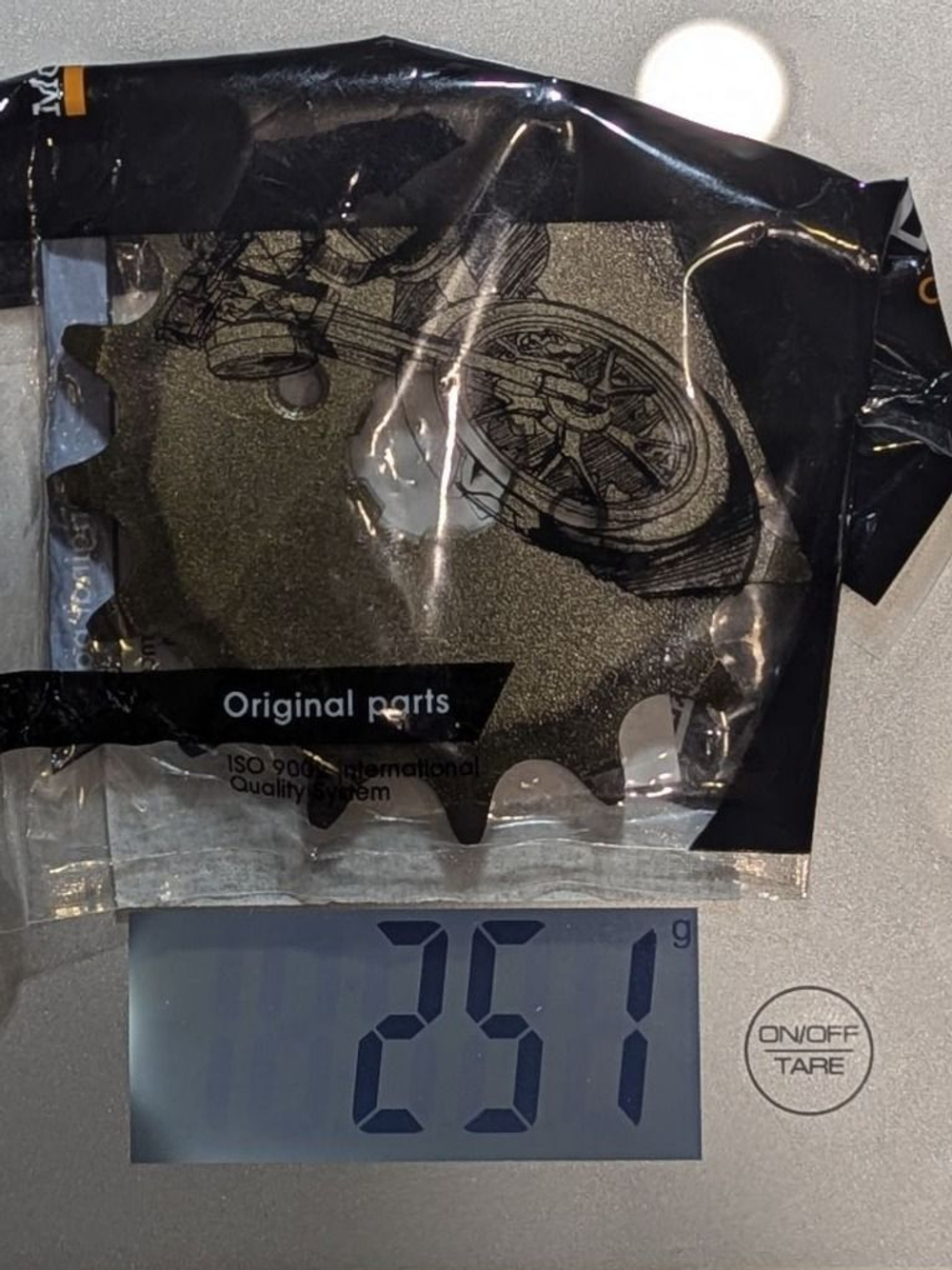 Звезда ведущая 530-16 для мотоцикла с валом 20мм, сталь, закаленные зубья