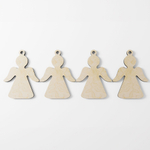 Набор елочных украшений в форме ангела