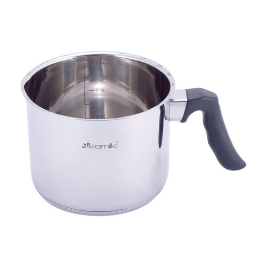 Молочник (питчер) 1,5 л. для индукции Kamille KM-5843 из нержавеющей стали
