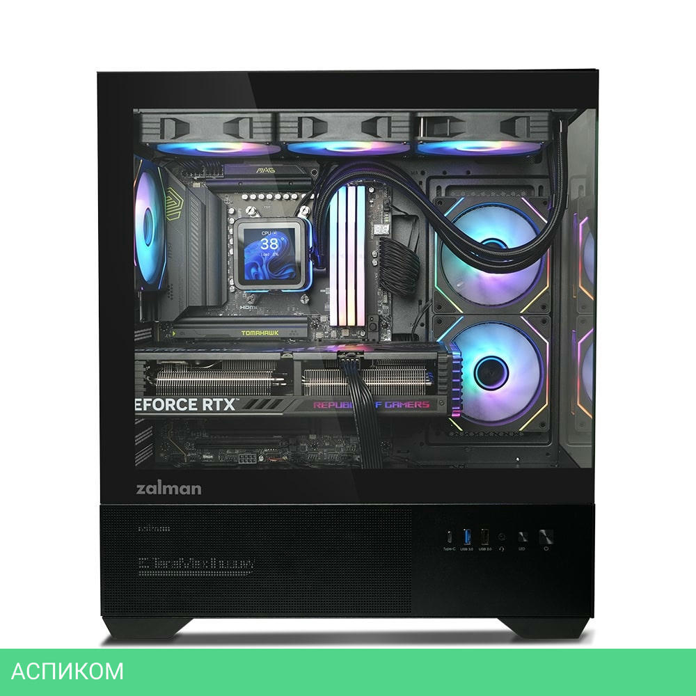 Корпус Zalman Chronix без БП Black