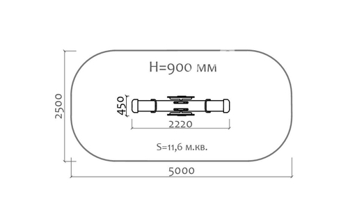 Качели-балансир “Печка”