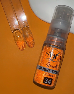 Sola Quick Ombre Dry Spray 34 Disco - Сухой Спрей-омбре для градиента, 10мл2