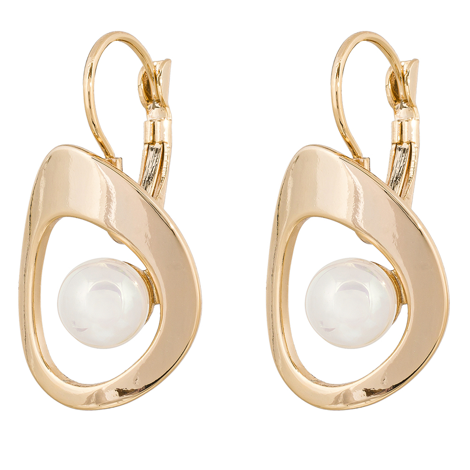 Серьги Fiore Luna WHITE PEARL ABE31545-02 G