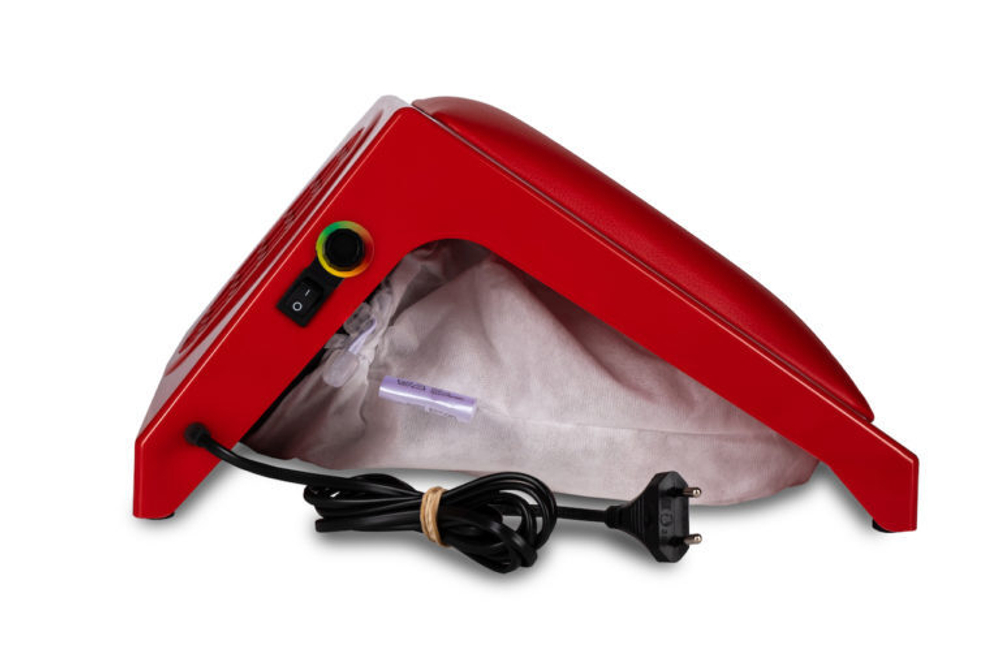 Пылесос MAX Ultimate-7 настольный супермощный (76Вт) Красный с красной подушкой