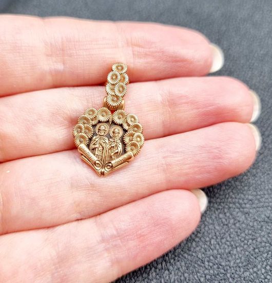 Святые Петр и Феврония. Образок._2