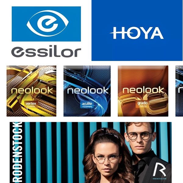 Сотрудничаем с множеством производителей очковых линз