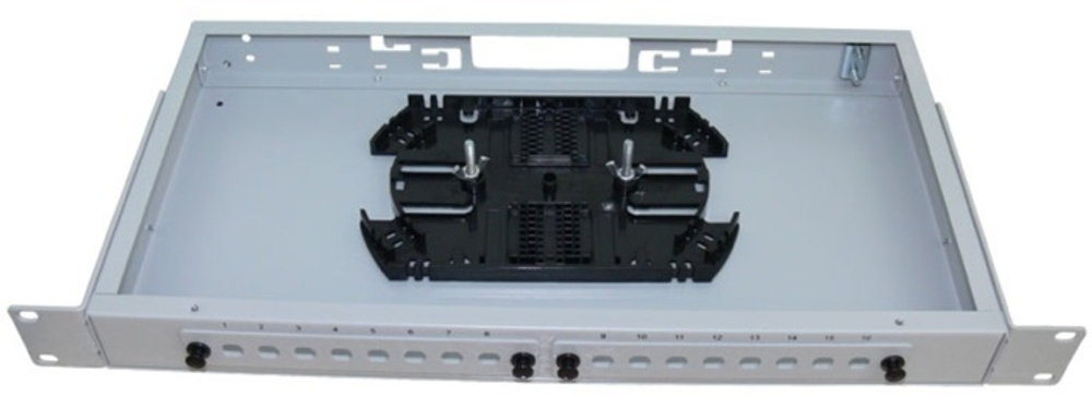 Кросс оптический стоечный  TopLAN КРС-Top-1U-24SC/U-OS2-GY