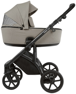 Детская коляска Roan Bass Next 2.0 3 в 1 с автокреслом Tutis Elo Lux EduSky Black BSN/41/2 Hazel/Black/руч.Black