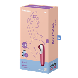Вакуумно-волновой стимулятор Satisfyer Dual Love, красный