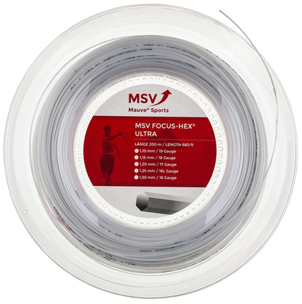 Теннисные струны MSV Focus Hex Ultra (200 m) - white