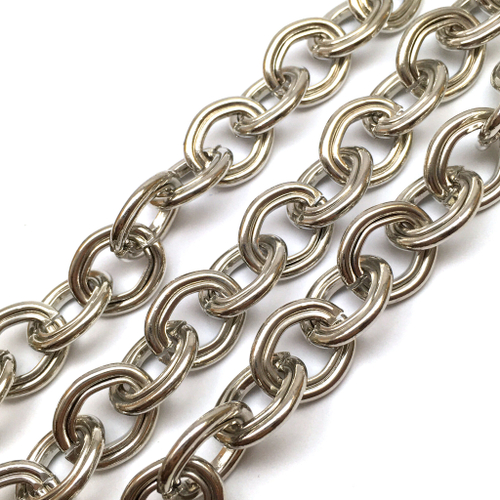 Цепь для украшений 16х13 мм (50 см), родий