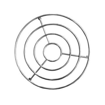 Подставка под горячее из хромированной стали Kamille KM 0107 (d20х1,5 см)