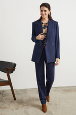 1729 Жакет женский (т.синий)