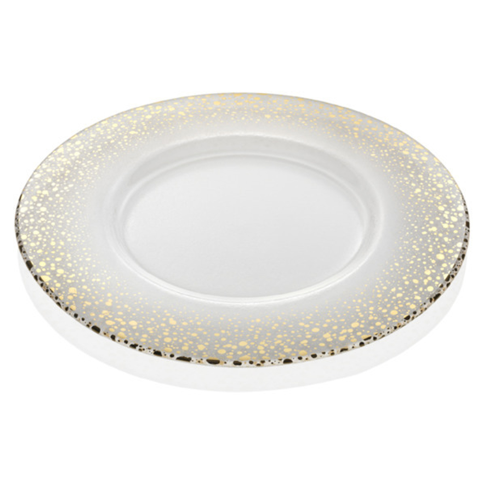 Тарелка подстановочная 34см IVV золотистая