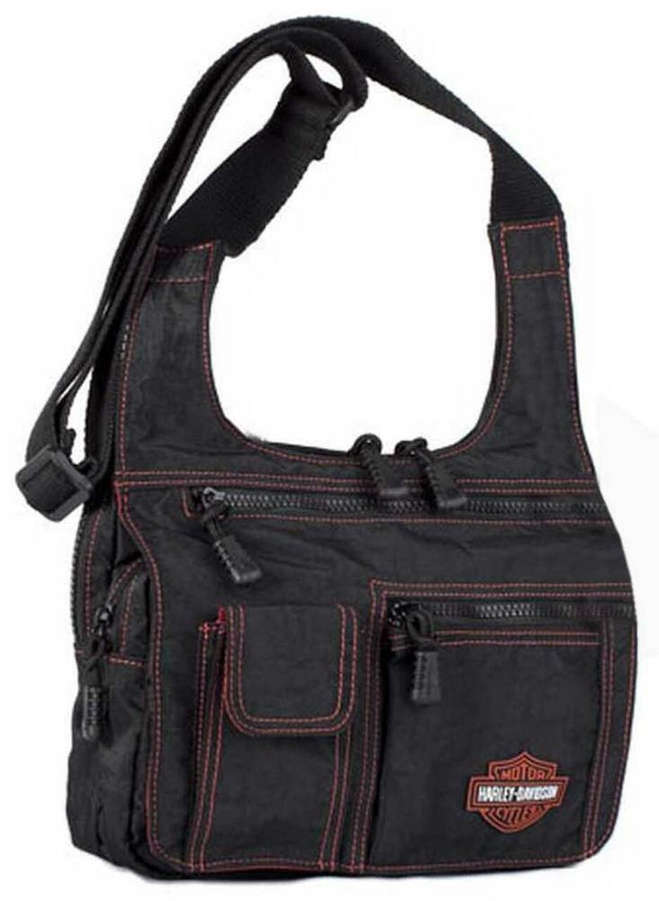 Сумка Silky Gray Satchel w Harley-Davidson