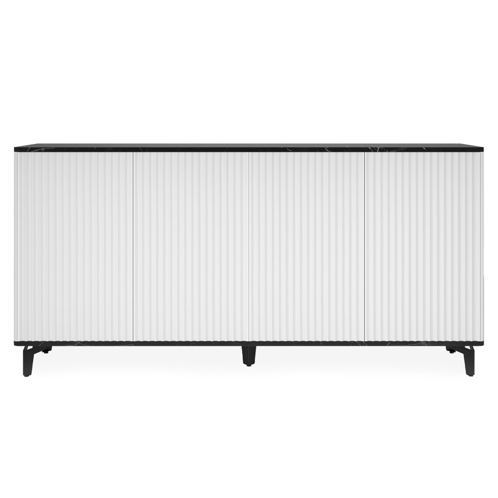 Комод ROYAL 5057 эко (Мрамор Неро-Черный)