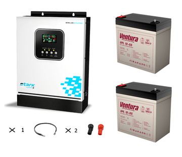 Комплект ИБП Stark Country 3000 INV MAX + АКБ Ventura GPL 12-55 х 2 шт.