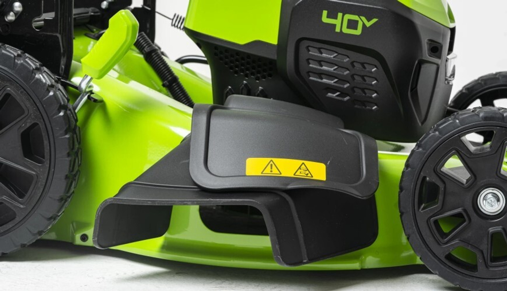 Газонокосилка аккумуляторная GREENWORKS GD40LM48SP 40V, самоходная, б/щ, АКБ 8Ач и ЗУ 2517407UH