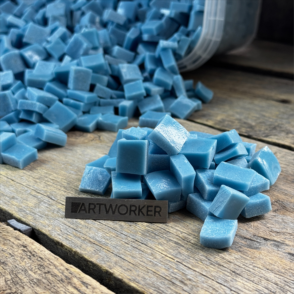 V1.K.light-blue смальта разноформатная колотая голубых оттенков для творчества